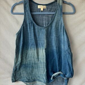 Cloth & Stone Teal Tank Top